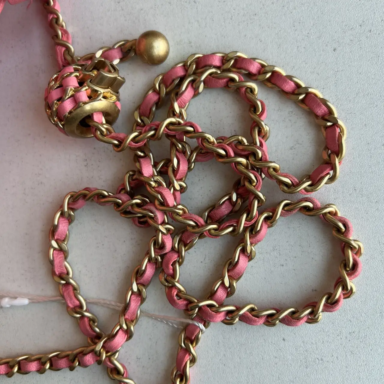 CHANEL Mini Vanity Case Pink Quilted Leather CHANEL Mini Vanity Case Pink Quilted Leather