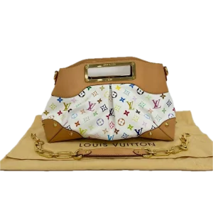 LOUIS VUITTON  Monogram Multicolor Judy MM White