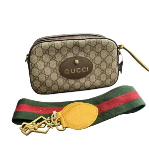 GUCCI Neo Vintage Brown Leather Messenger Bag