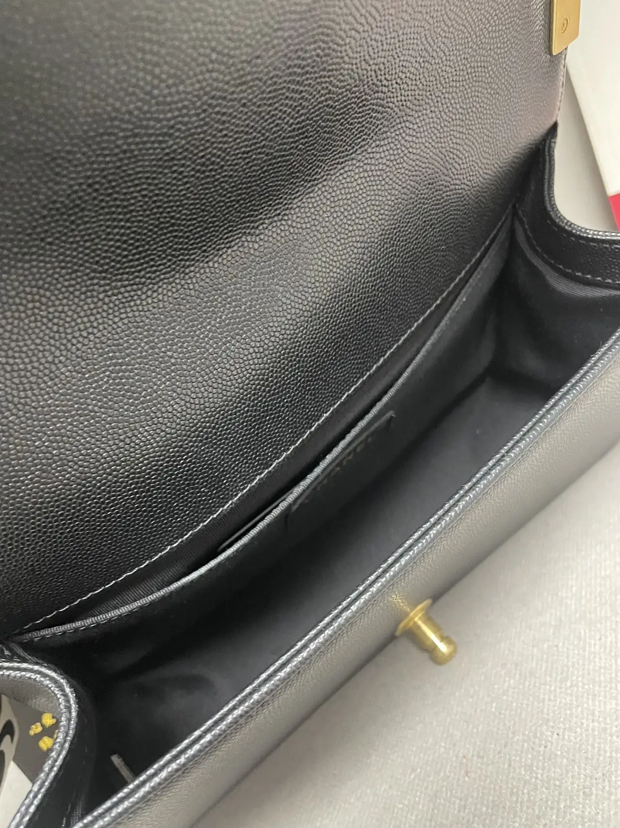 CHANEL Medium Boy Bag Black Quilted Calfskin CHANEL Medium Boy Bag Black Quilted Calfskin