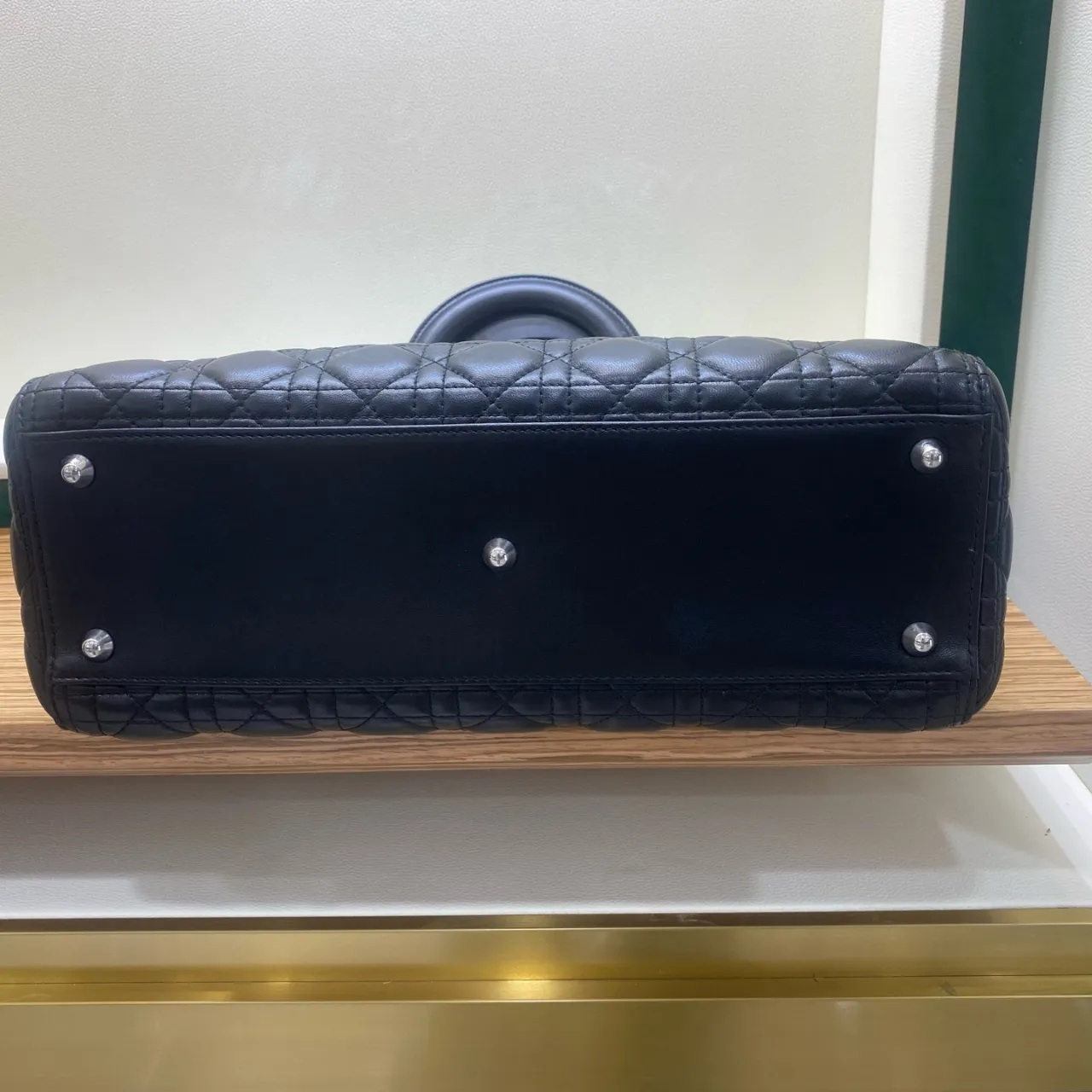 DIOR Large Lady Dior Bag in Black Lambskin Bag DIOR Large Lady Dior Bag in Black Lambskin Bag