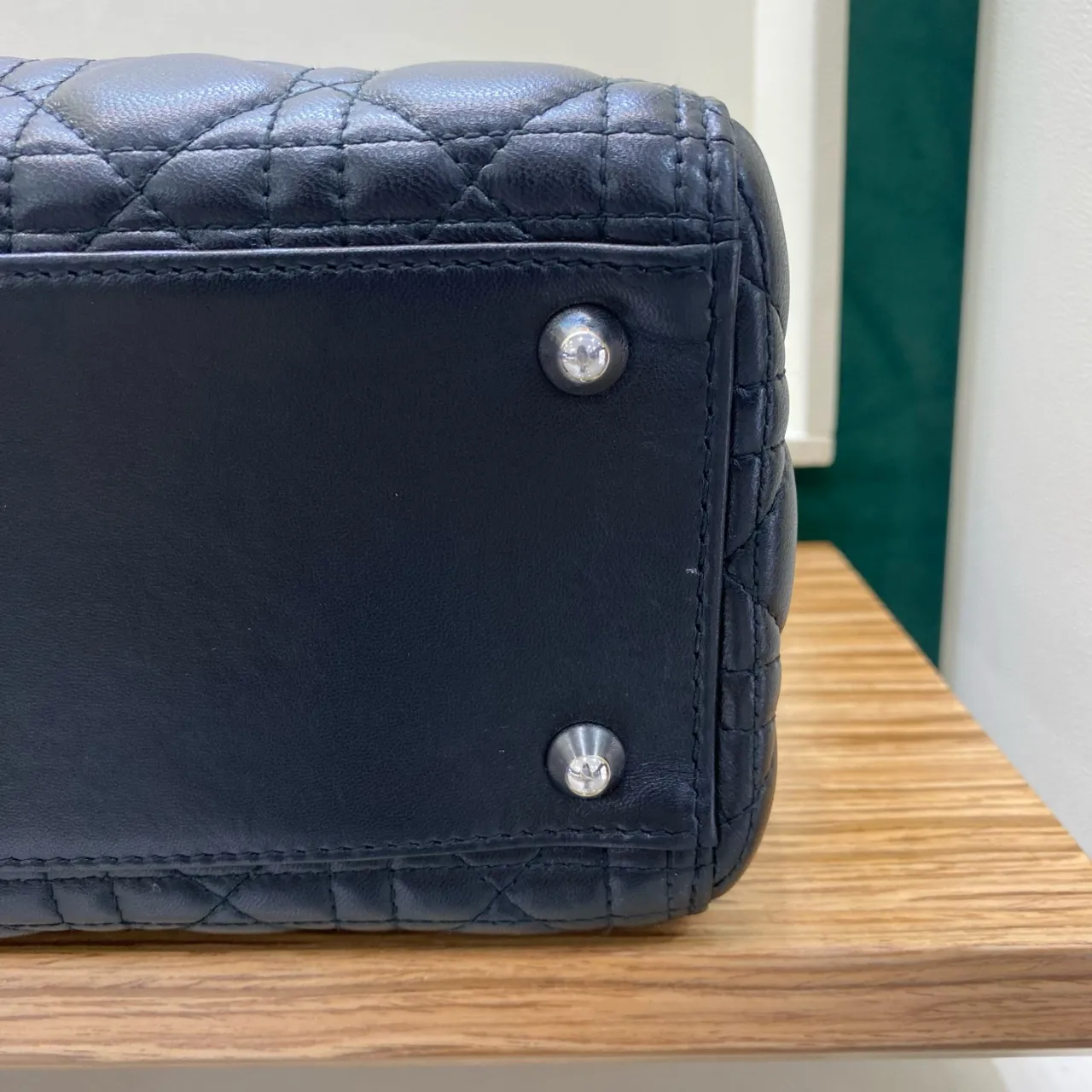 DIOR Large Lady Dior Bag in Black Lambskin Bag DIOR Large Lady Dior Bag in Black Lambskin Bag