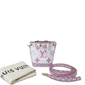 LOUIS VUITTON Nano Noé Summer Limited Edition Pink Monogram