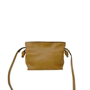 LOEWE Mini Flamenco Knot Clutch Warm Desert Calfskin Bag