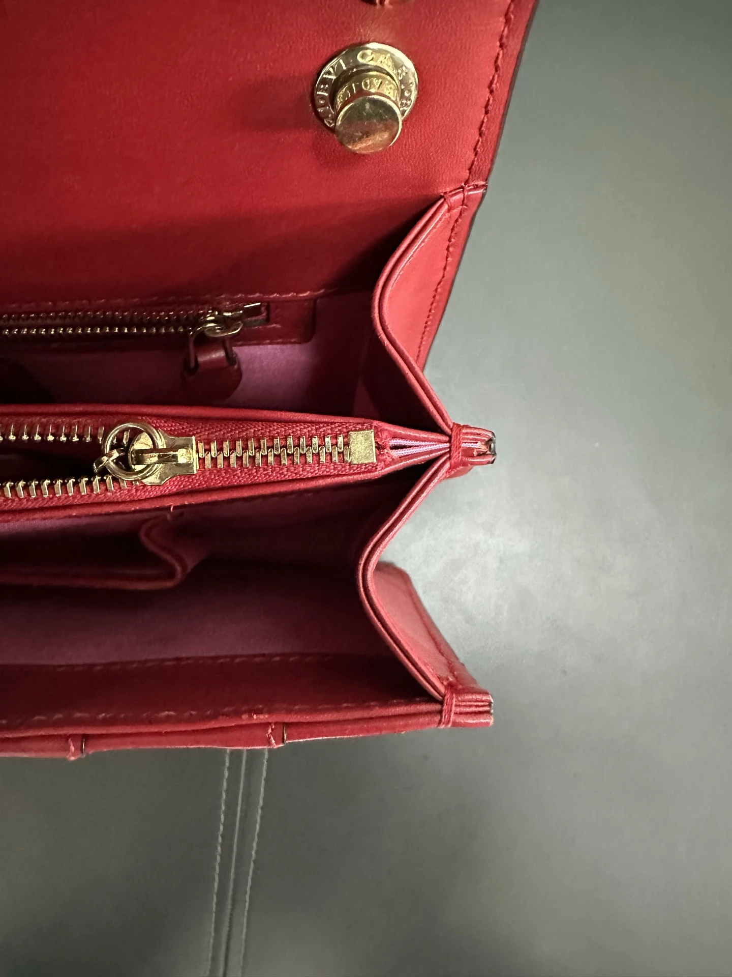 BVLGARI Serpenti Forever Medium Rose Red Calfskin Leather Bag Gold Hardware BVLGARI Serpenti Forever Medium Rose Red Calfskin Leather Bag Gold Hardware