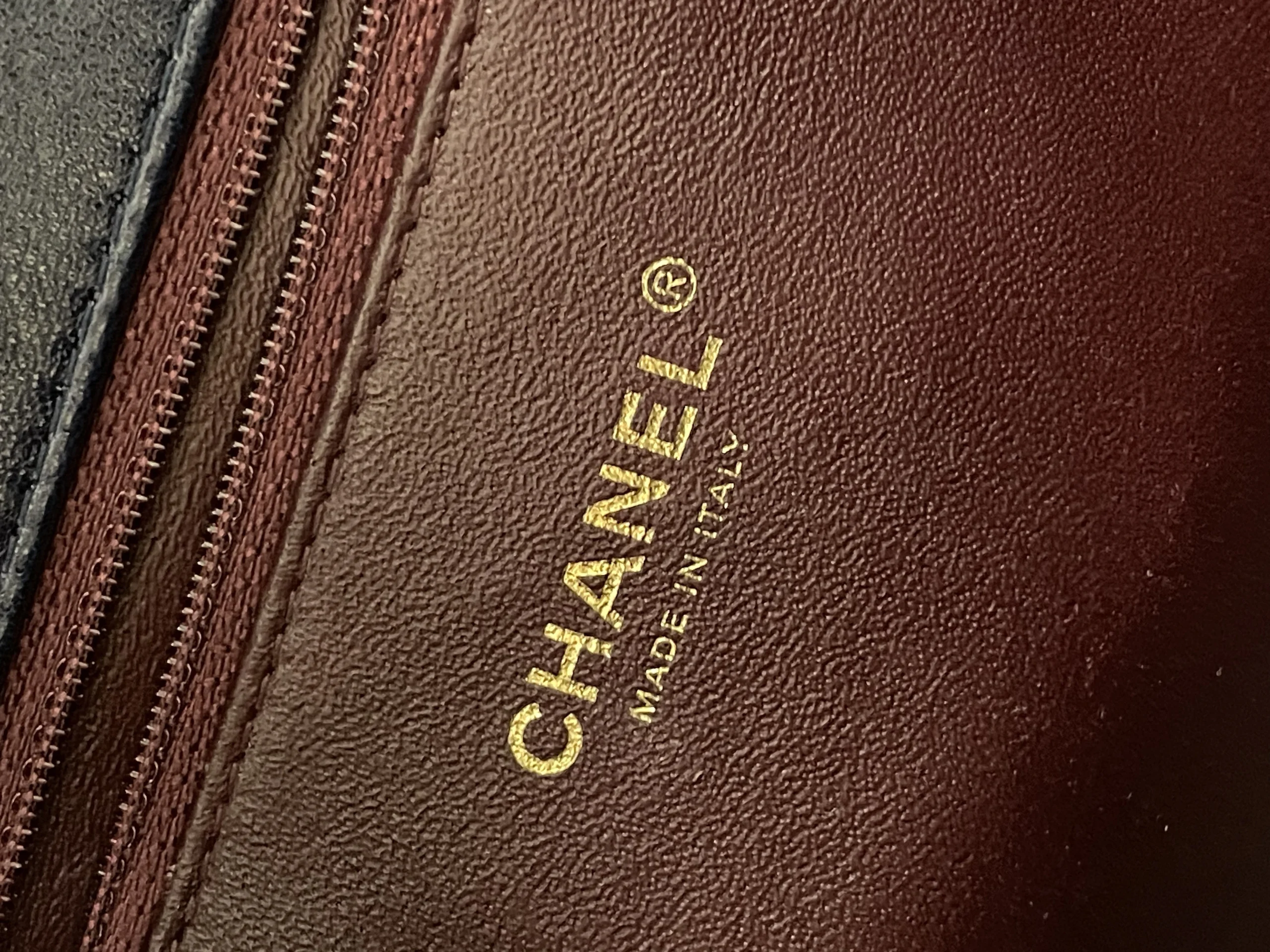 CHANEL Chevron Envelope Flap Large Blue Calfskin Leather Gold Hardware CHANEL Chevron Envelope Flap Large Blue Calfskin Leather Gold Hardware