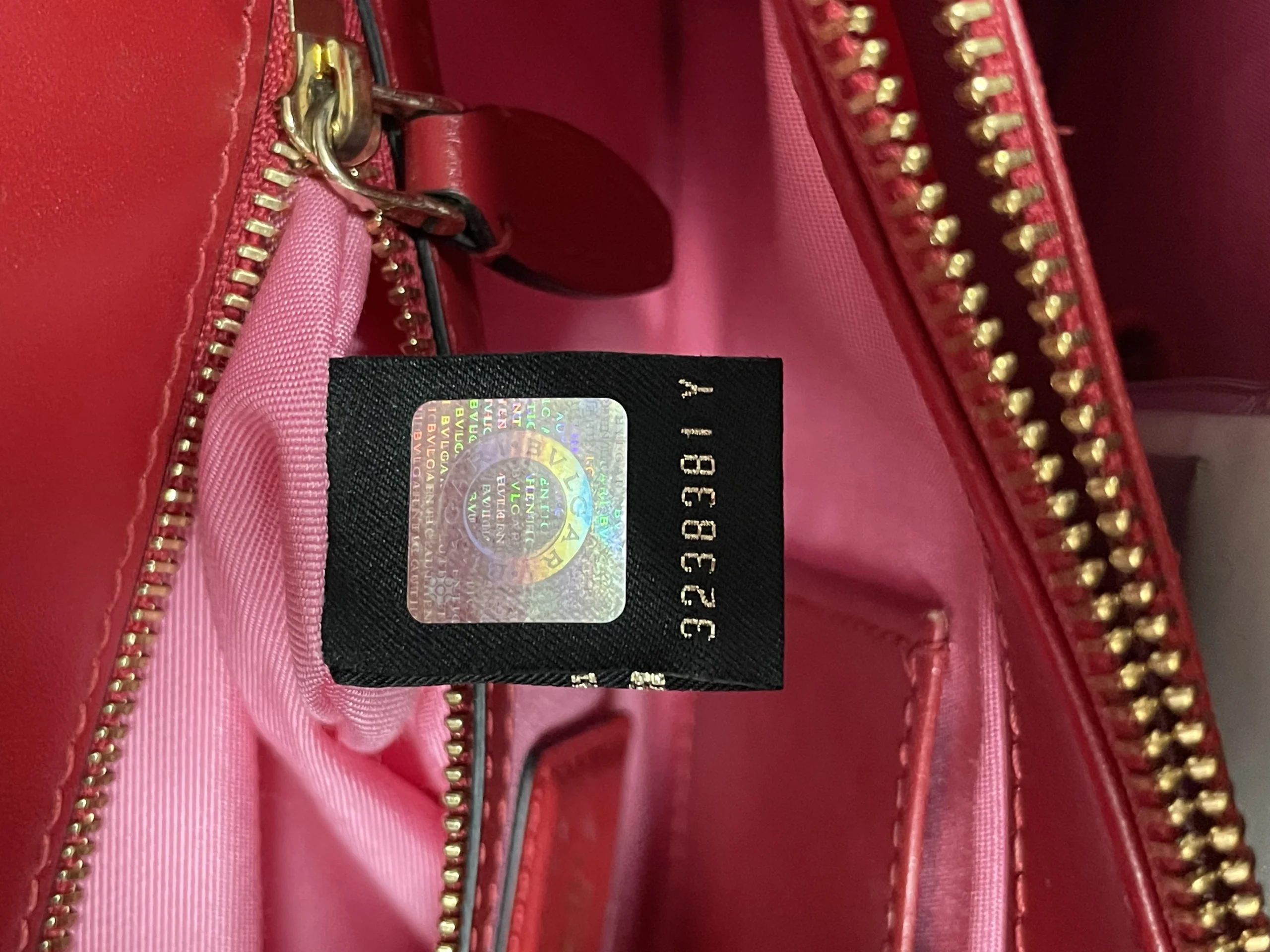 BVLGARI Serpenti Forever Medium Rose Red Calfskin Leather Bag Gold Hardware BVLGARI Serpenti Forever Medium Rose Red Calfskin Leather Bag Gold Hardware