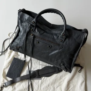 BALENCITY Le City Bag Medium in Volcanic Rock