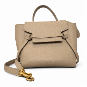 CELINE Micro Grained Calfskin Belt Bag Satchel