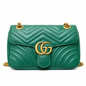 GUCCI Medium GG Marmont Bag Special Green