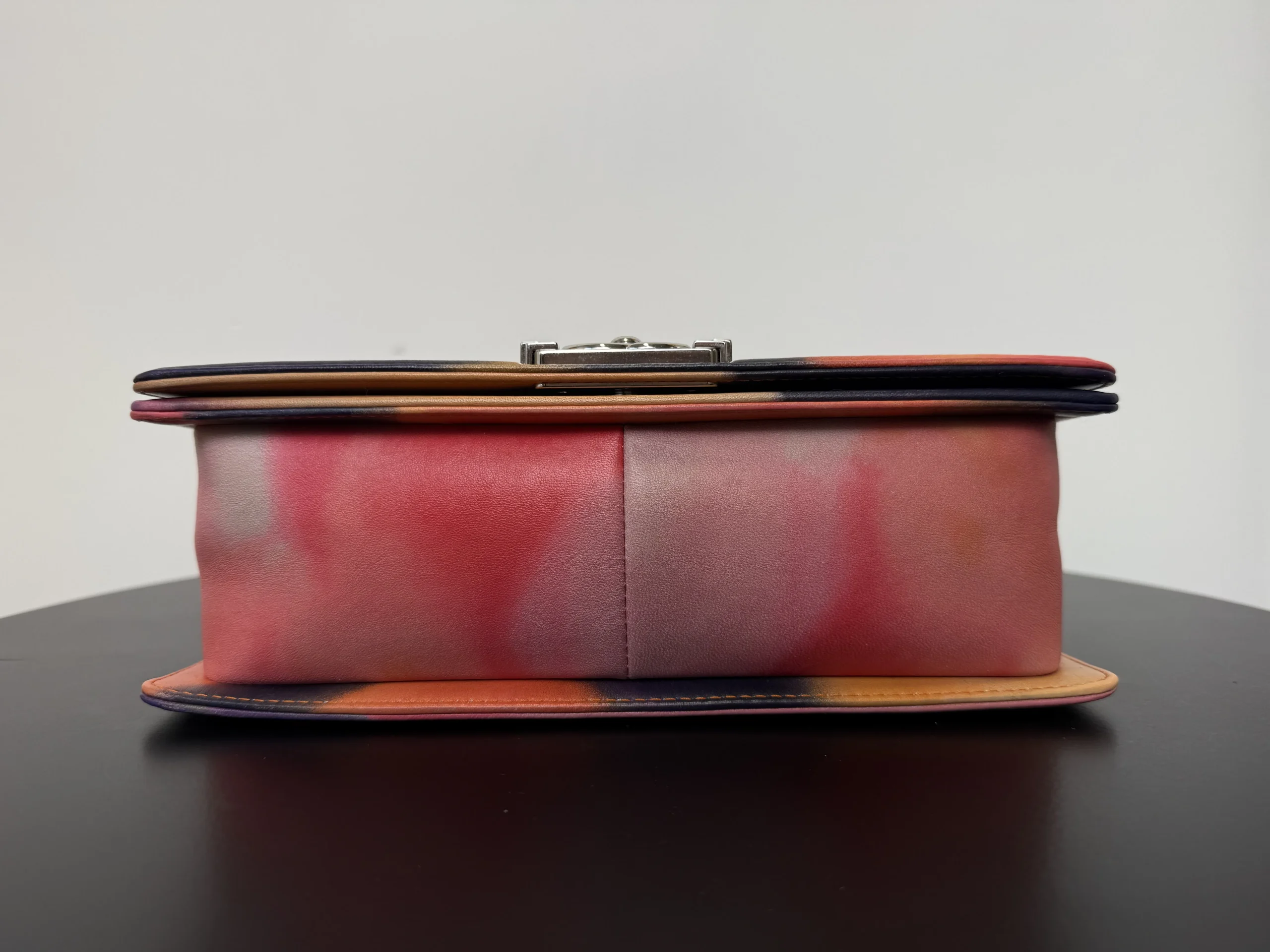 CHANEL Printed Lambskin Quilted Medium Flower Power Boy Flap Bag CHANEL Printed Lambskin Quilted Medium Flower Power Boy Flap Bag