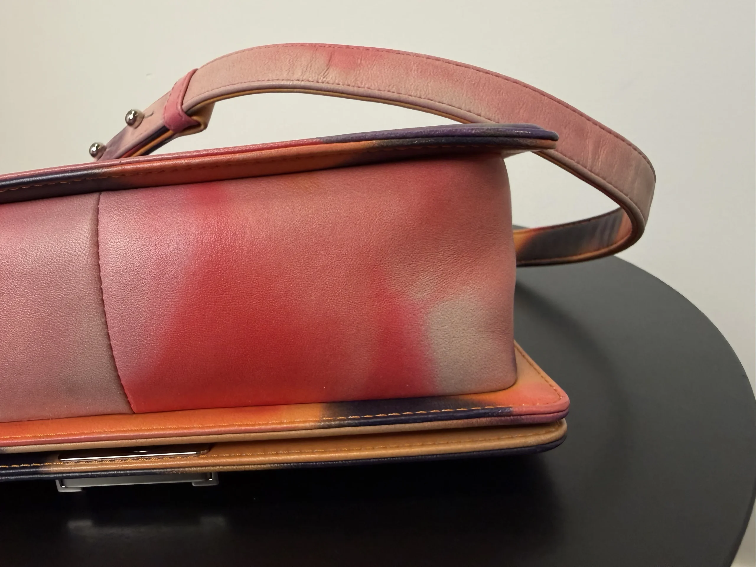 CHANEL Printed Lambskin Quilted Medium Flower Power Boy Flap Bag CHANEL Printed Lambskin Quilted Medium Flower Power Boy Flap Bag