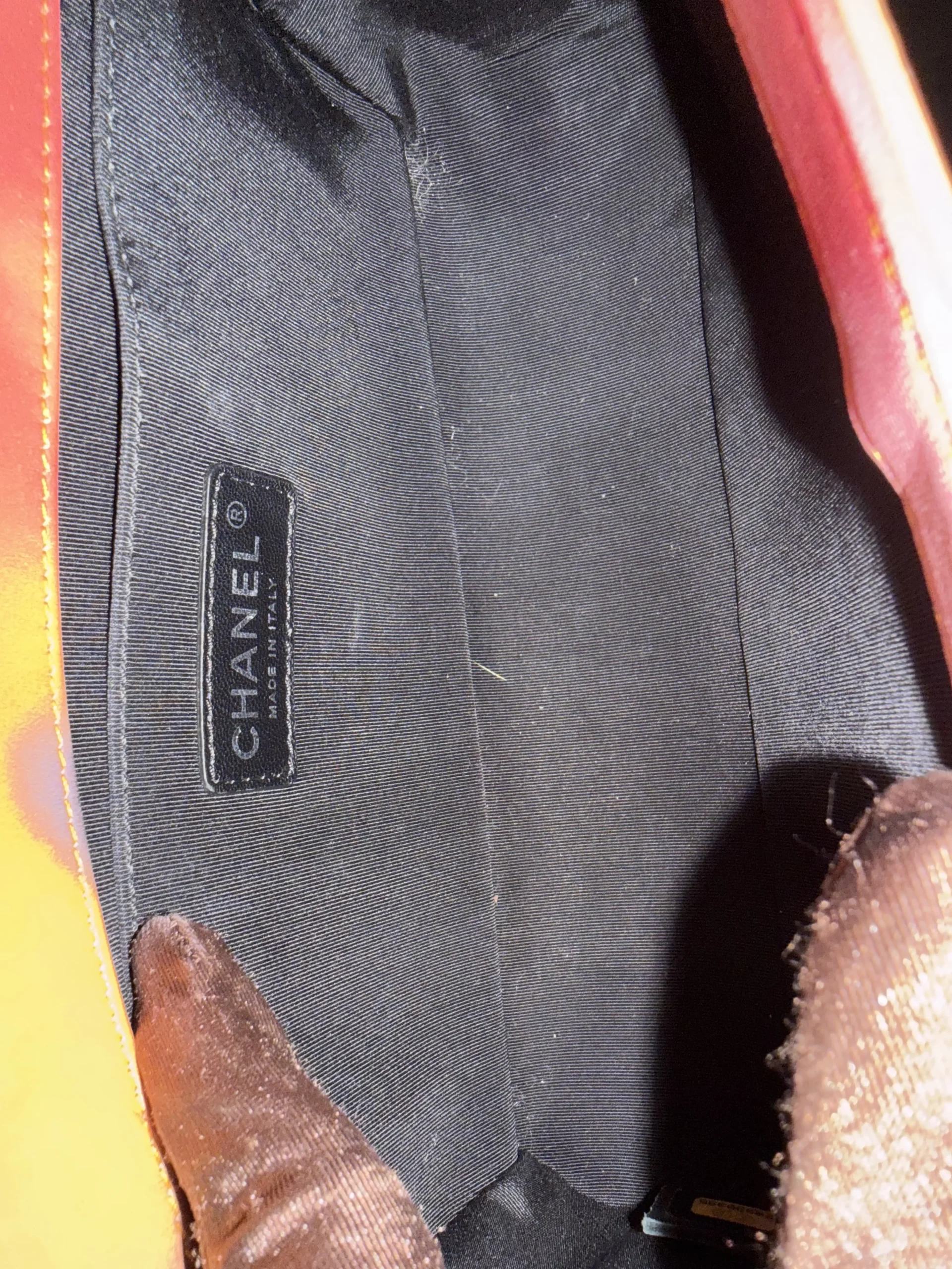 CHANEL Printed Lambskin Quilted Medium Flower Power Boy Flap Bag CHANEL Printed Lambskin Quilted Medium Flower Power Boy Flap Bag