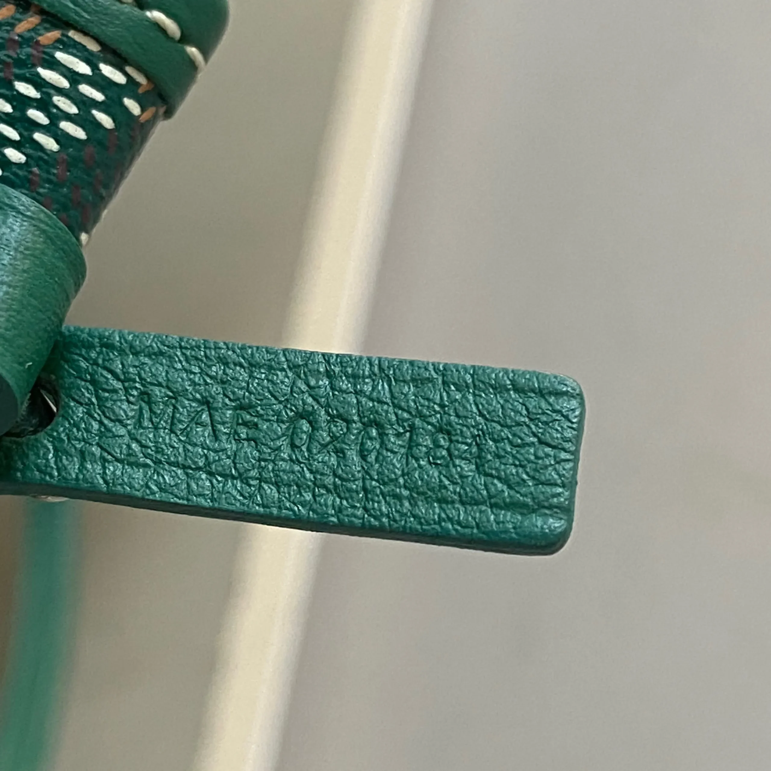 GOYARD Saint Louis GM Green Goyardine Canvas Tote Bag GOYARD Saint Louis GM Green Goyardine Canvas Tote Bag