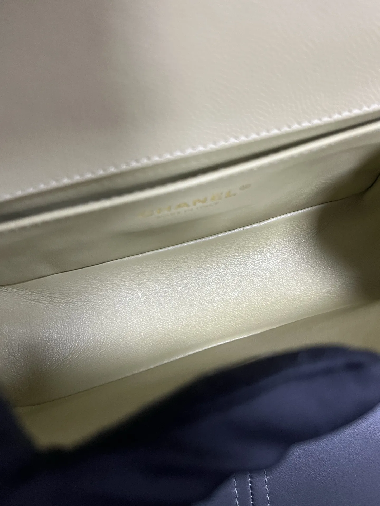 CHANEL Le Boy Small Caviar Leather Light Green Bag CHANEL Le Boy Small Caviar Leather Light Green Bag