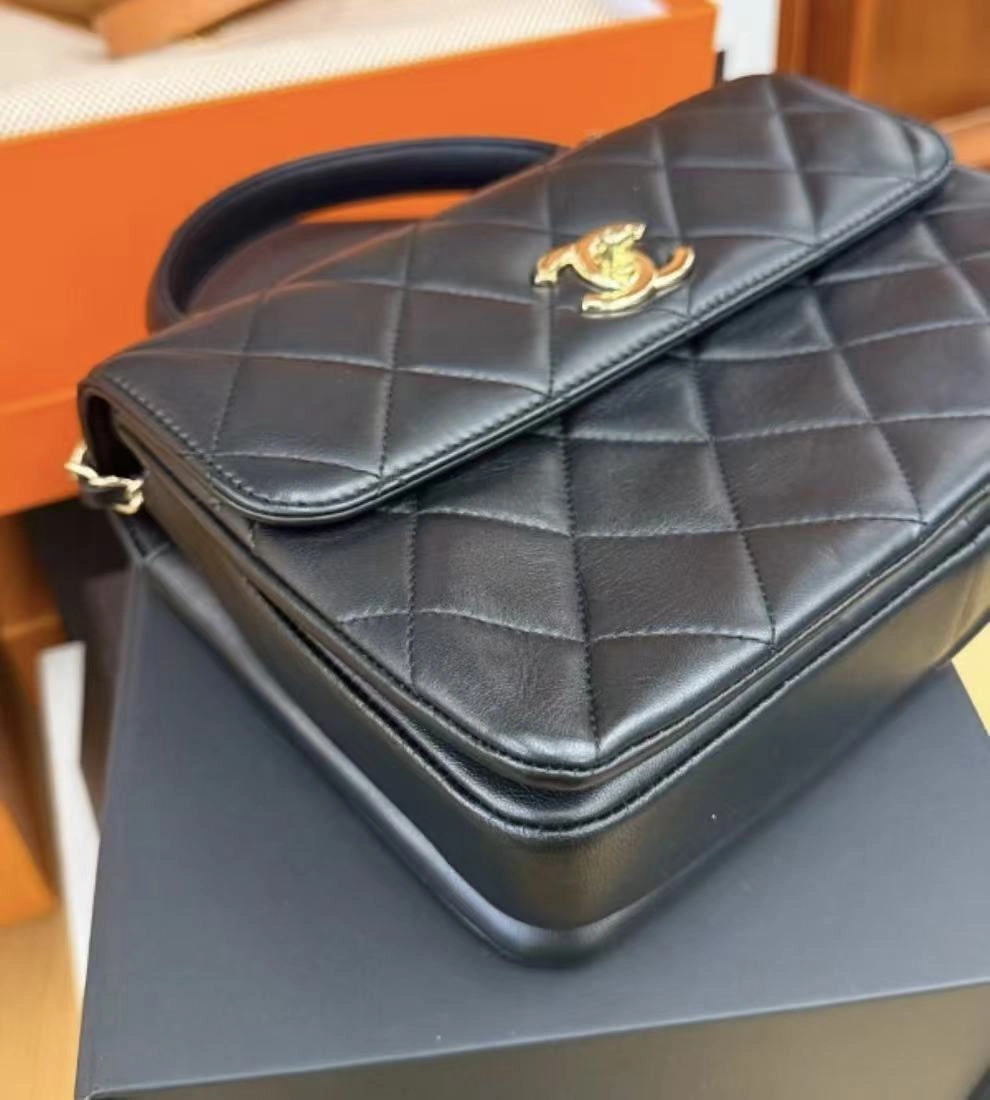Chanel Trendy CC Small Black Lambskin Gold Hardware Chanel Trendy CC Small Black Lambskin Gold Hardware