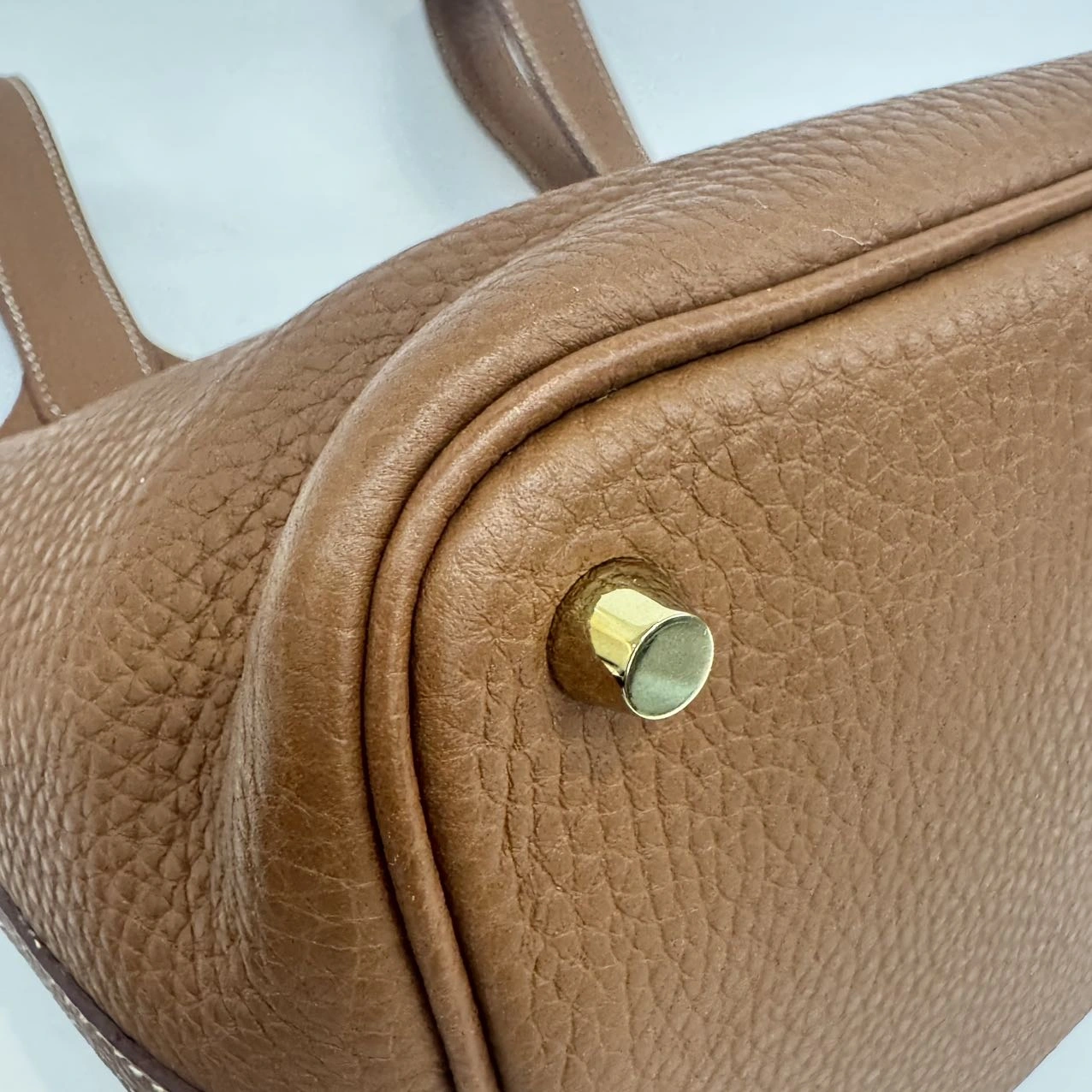 HERMÈS Picotin 18 Cuivre Taurillon Clemence Leather Gold-Tone Hardware HERMÈS Picotin 18 Cuivre Taurillon Clemence Leather Gold-Tone Hardware