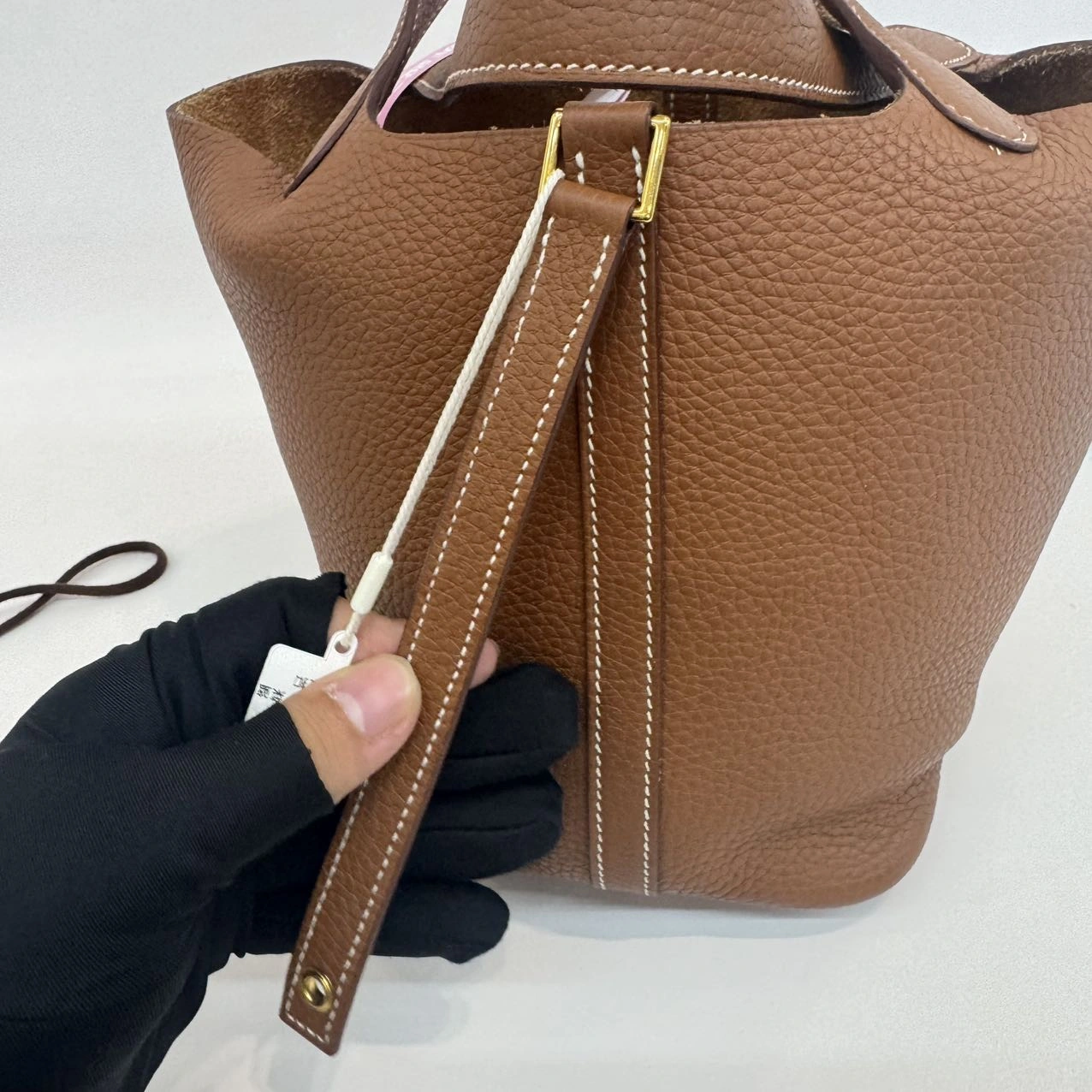 HERMÈS Picotin 18 Cuivre Taurillon Clemence Leather Gold-Tone Hardware HERMÈS Picotin 18 Cuivre Taurillon Clemence Leather Gold-Tone Hardware