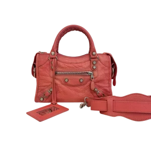 BALENCIAGA Giant Mini City Pink