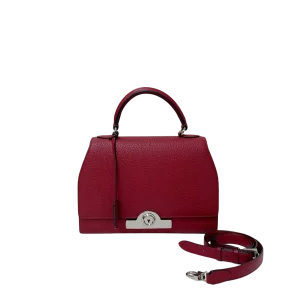 MOYNAT Rejane Medium Red Grained Leather