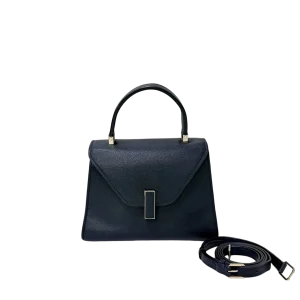 VALEXTRA Iside Small Black Grained Leather