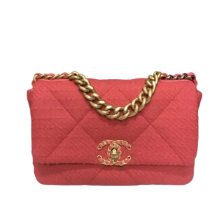 CHANEL Soft Quilted Flap Small Pink Tweed With Calfskin Trim Mixed Hardware