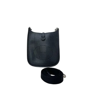 HERMES Evelyne Mini Black Togo Leather