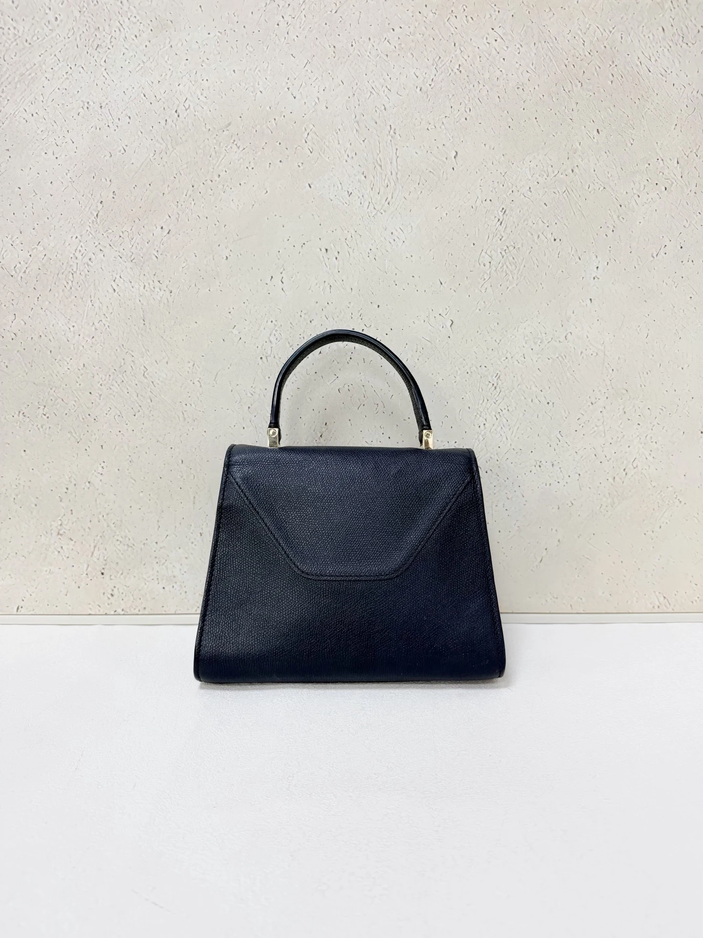 VALEXTRA Iside Small Black Grained Leather VALEXTRA Iside Small Black Grained Leather