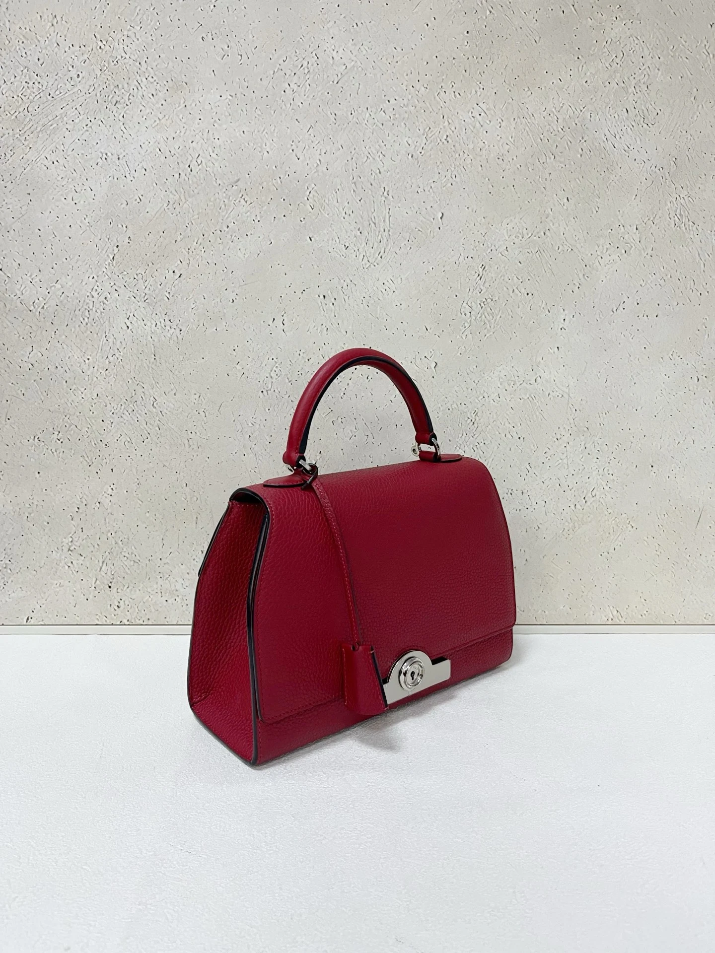 MOYNAT Rejane Medium Red Grained Leather MOYNAT Rejane Medium Red Grained Leather
