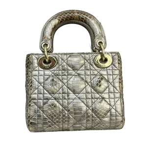 DIOR Lady Dior Mini Bag Python Leather Collection Exotic Limited Version
