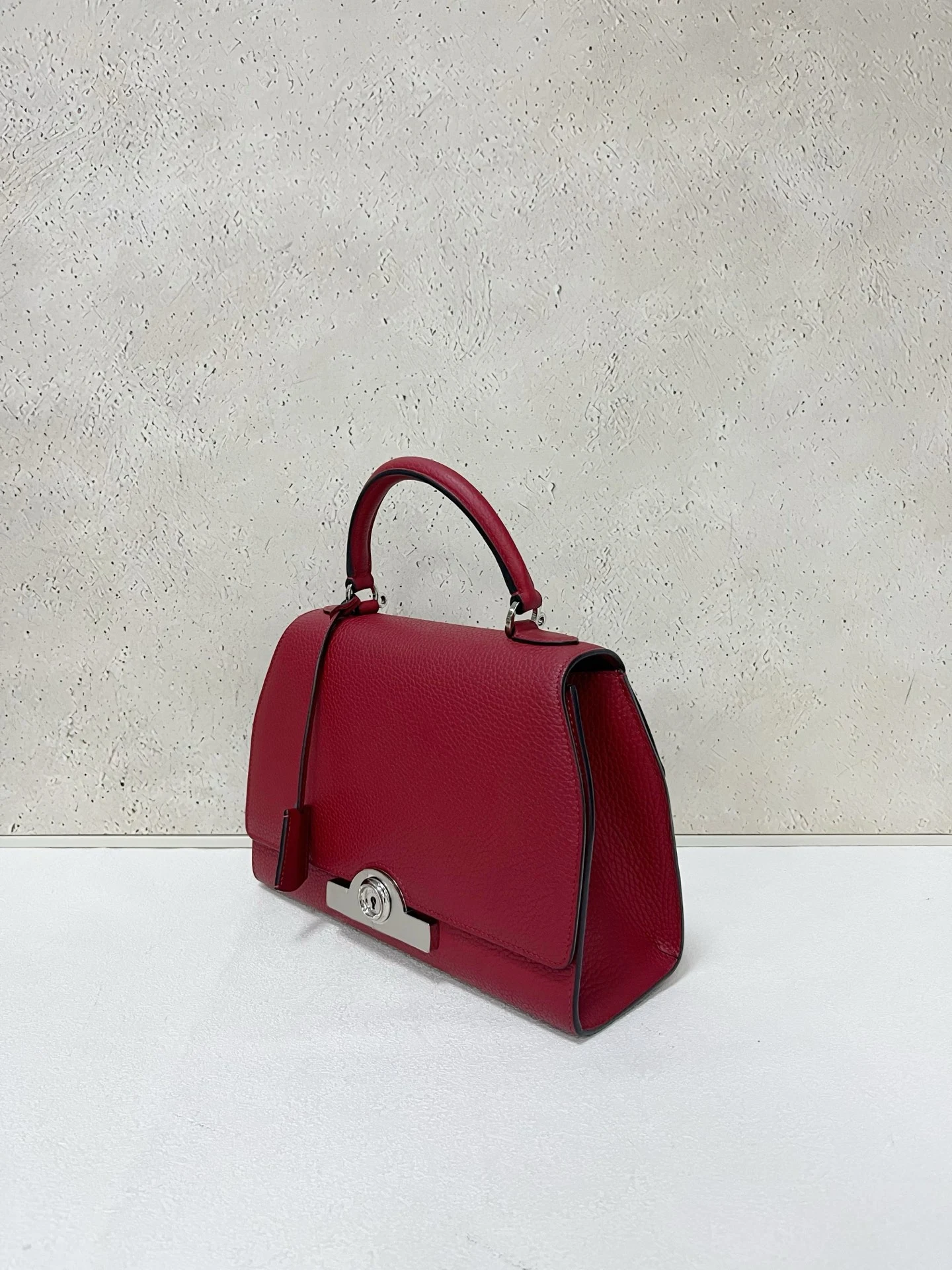 MOYNAT Rejane Medium Red Grained Leather MOYNAT Rejane Medium Red Grained Leather