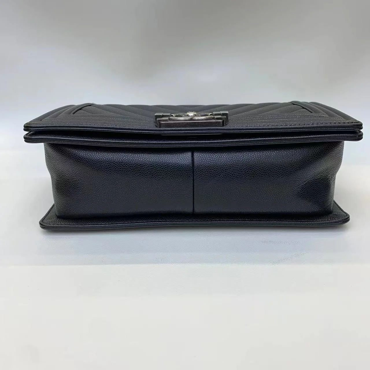 CHANEL Boy Medium Black Caviar Leather CHANEL Boy Medium Black Caviar Leather